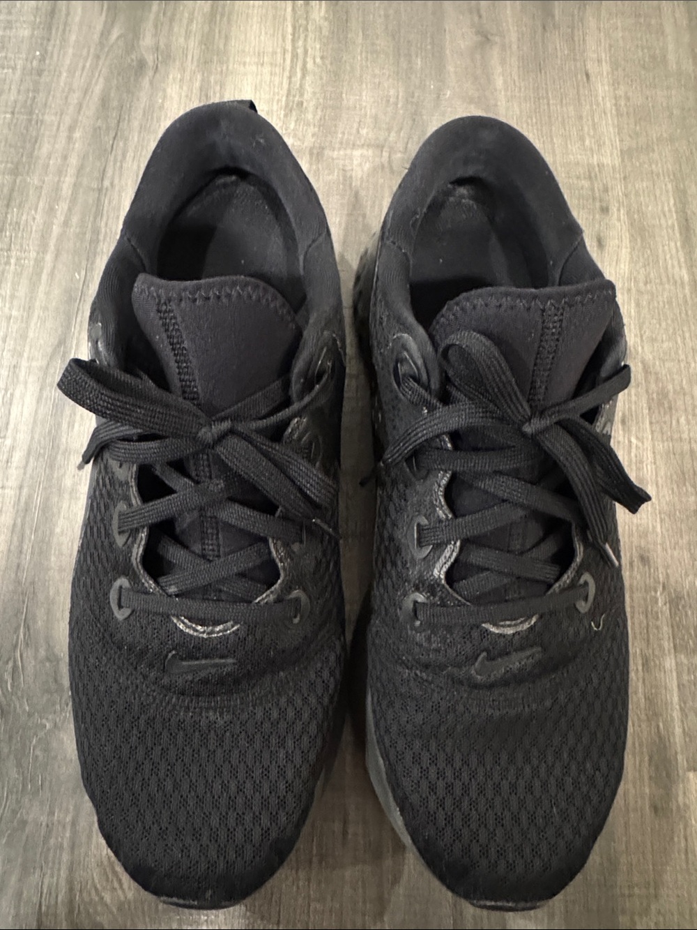Nike Legend React Men's Triple Black Athletic Running Shoes